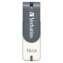 三菱化学メディア Verbatim USBメモリ 16GB 回転式キャップ USBSM16GVWS3【北海道・沖縄・離島配送不可】