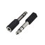 変換名人 AVプラグ 3.5mm(メス) to 6.5mm(オス)ステレオ AV/35J-65PS(2P)【代引不可】