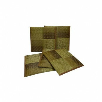 烏丸 紋織 い草座布団 ベージュ 5枚組 55x55cm TSN341020 【北海道・沖縄・離島配送不可】