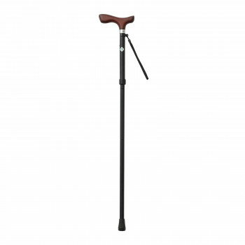 伸縮折りたたみ杖 とってもステッキ カラー 96cmタイプ CH23A121 A・ブラック 【北海道・沖縄・離島配送不可】