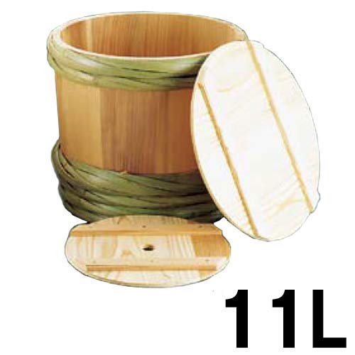 杉製　漬物樽　11L調湿性に優れた杉製漬物樽♪美味しい漬物作りには欠かせません☆