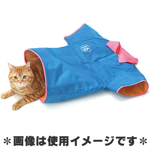 【エントリーでポイント最大45倍！】Petio　ペティオ　シャカシャカ通りぬけ袋　かくれんぼ遊び　猫おもちゃ