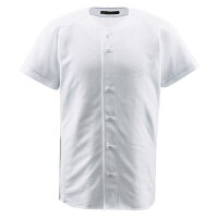 デサント（DESCENTE） フルオープンシャツ （野球） DB1010 Sホワイト XA【代引不可】の画像