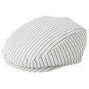 ショッピングアクセサリー ストライプハンチング帽子 ホワイト KMCH2961-21【代引不可】【北海道・沖縄・離島配送不可】