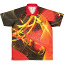 ニッタク(Nittaku) 卓球アパレル CLOUDER SHIRT(クラウダーシャツ)ゲームシャツ(男女兼用・ジュニアサイズ対応) NW2177 レッド L 【代引不可】