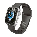 【メール便発送】エレコム AppleWatch42mm用フルカバーフィルム 衝撃吸収 透明 光沢 AW-42FLAFPRG【代引不可】