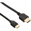 【メール便発送】エレコム HDMImini(High Speed HDMI Cable with Ethernet)認証ケーブル 1.5m ブラック CAC-HD14EM15BK【代引不可】