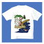 FJK 日本 お土産 Tシャツ 浮世絵 (ホワイト)No.4