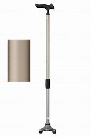 フジホーム かるがも4ポイントステッキ ステンカラー WB3826 【北海道・沖縄・離島配送不可】