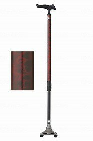 フジホーム かるがも4ポイントステッキ バーズアイレッド WB3827 【北海道・沖縄・離島配送不可】