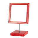 ダルトン スクエアミラー スタンドミラー SQUARE MIRROR RED 100-111RD【代引不可】