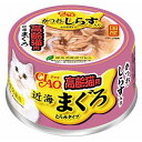 いなば チャオ 近海まぐろ 高齢猫用 かつお・しらす入り 80g 猫用缶詰 キャットフード【代引不可】【北海道・沖縄・離島配送不可】