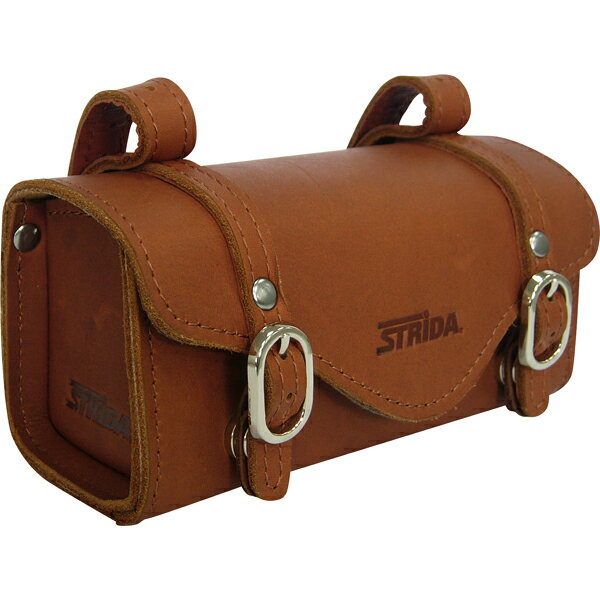 【送料無料】ストライダSTRIDA パーツ LEATHER SADDLE BAG（レザーサドルバッグ）ブラウン ST-SB-008【期間限定！7月10日20時〜12日2時】