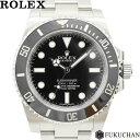 【ROLEX/ロレックス】サブマリーナ ノンデイト 黒文字盤...