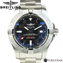 【BREITLING/ブライトリング】アベンジャーII シーウルフ　ボルケーノブラック アラビア文字盤 SS×AT　A077B31PSS