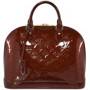 LOUIS VUITTON ルイ・ヴィトン モノグラム・ヴェルニ アルマPM ハンドバッグ ルージュフォーヴィスト M91691 レディース【中古】【送料無料】