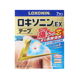 【第2類医薬品】【メール便送料無料】(税制対象)<strong>ロキソニン</strong>EX<strong>テープ</strong> 7枚 4987107631985