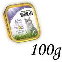 ヤラー YARRAH　チキンとターキーのキャットチャンク　100g×64個（1ケース）（全猫種）　4937406762125*64【送料無料】