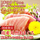 天然南まぐろ腹上大トロ400g!1本のまぐろから3〜4%しか...