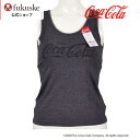 30%オフクーポン対象 【レディース 「Coca-Cola(コカ・コーラ)」 カップ付きタンクトップ】M L cc-0003 レディース トップス 肌着 アンダーウェア 福助 フクスケ