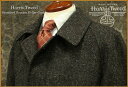 【 Harris Tweed / ハリスツイード 】スタンダード・ステンカラーコート ( チャコールグレー ) 9505-07