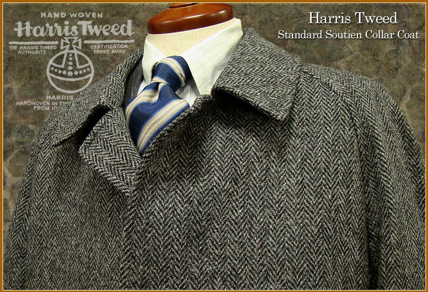 【 Harris Tweed / ハリスツイード 】 スタンダード・ステンカラーコート (…...:fukusumi:10016667