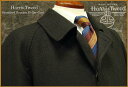 【 Harris Tweed / ハリスツイード 】スタンダード・ステンカラーコート ( ブラック ) 9505-09