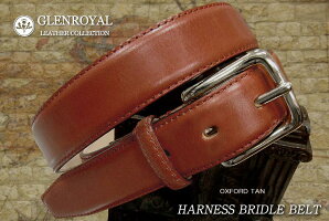 【GLENROYAL】HARNESSBRIDLEBELT(ステッチ入OXFORDTAN)