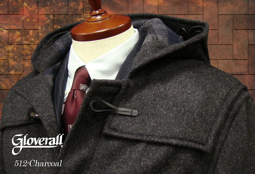 ■TRAD SALE！ GLOVERALL・グローバーオール/ダッフルコート（チャコール1）[512C] (クラシックモデル)