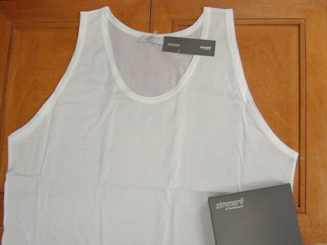 [Zimmerli]丸首ランニングシャツ（White)252-8066