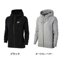 ≪レディース≫ ＜ナイキ＞ NIKE エッセンシャルフルジップフリース フーディ BV4123 トレーニングウエア ブラック ダークグレーヘザー ウィメンズ 女性用 パーカー スポーツ用の画像