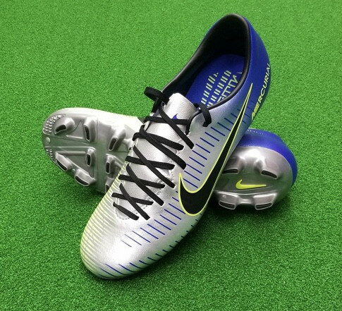 NIKE＜ナイキ＞サッカースパイク ハードグラウンド マーキュリアル ビクトリー 6 NJR HG-V 921510-407 レーサーブルー×ブラックの画像