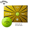【2019モデル】キャロウェイ E・R・C ボール ボールドイエロー Callaway 10P