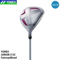 【ジュニア】ヨネックス J135 フェアウェイウッド カラー：ホワイト/ピンク YONEX 25pの画像