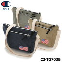 チャンピオン ゴルフ C3-TG703B ミニポーチ ショルダーバッグ ラウンドバッグ サコッシュバッグ 普段使い カジュアルバッグ 旅行 レジャー Champion GOLF