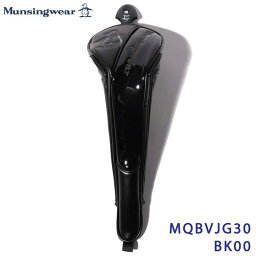 <strong>マンシングウェア</strong> MQBVJG30 ブラック マグネット式 フェアウェイウッド用 <strong>ヘッドカバー</strong> (200cc対応) Munsingwear BK00