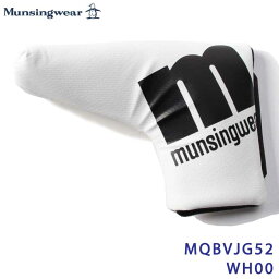 <strong>マンシングウェア</strong> MQBVJG52 ホワイト ピン型 マレット型 パターカバー <strong>ヘッドカバー</strong> Munsingwear WH00 【ENVOY】