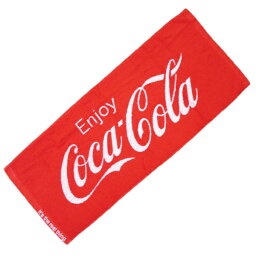 Coca Cola コカ・コーラロゴ フェイスタオル コットン 綿 100% 34x80cm レッド コカ・コーラ <strong>グッズ</strong> <strong>コカコーラ</strong><strong>グッズ</strong> アメリカン雑貨 アメリカ雑貨 通販