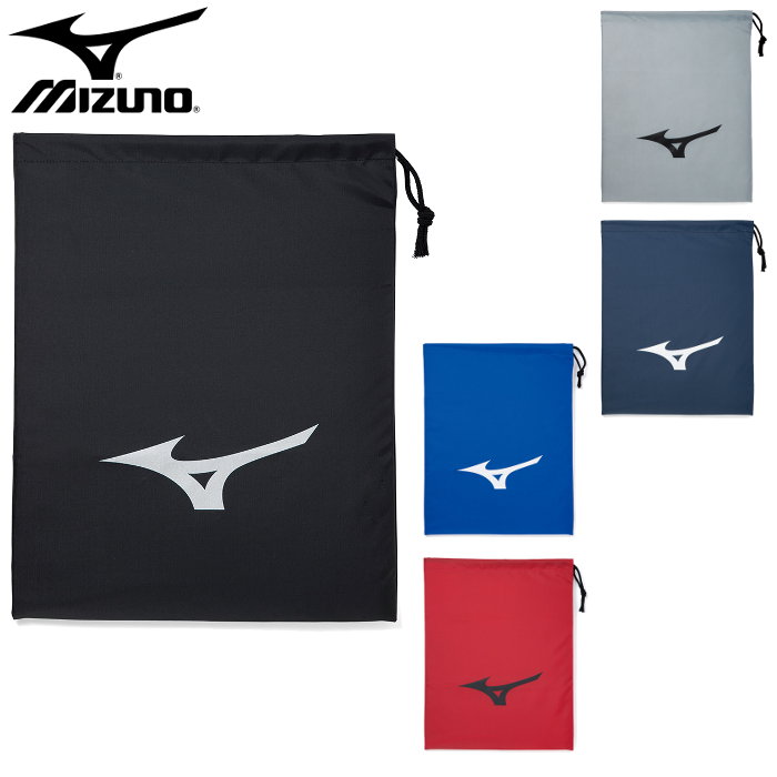 <strong>ミズノ</strong>(mizuno) シューズバック M (<strong>シューズ袋</strong> シューズケース シューズ入れ 靴入れ バレー バスケ スポーツ 運動) J1GZ1805