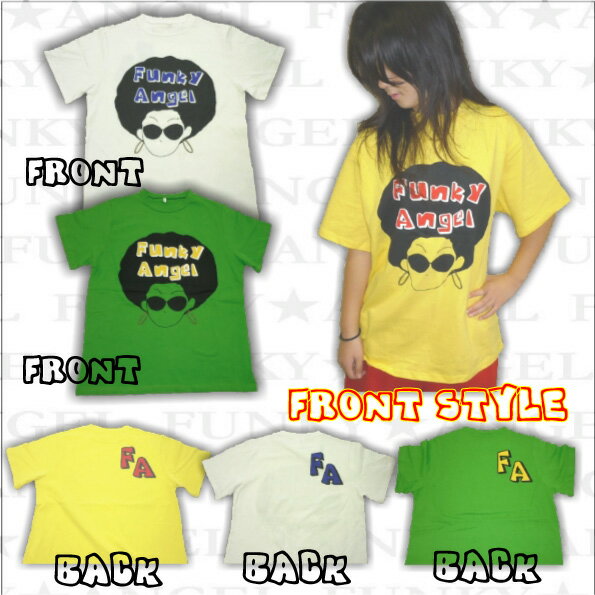 【韓国子供服】Funky−Angelオリジナル　HIPHOPダンスTシャツ