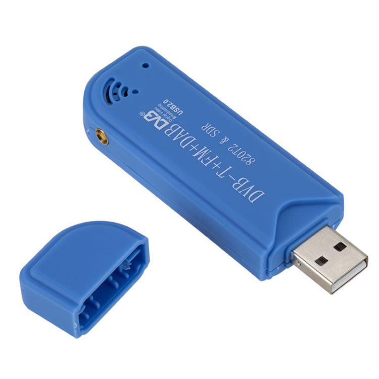 TV/WI`[i[ M@ USB2.0 fW^ SDR+DAB+FM iRTL2832U+R820T2j DVB-T TVXeBbN USB`[i[ Rt USB2TV