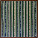 風呂敷　三筋立て縞小紋-緑（50cm）【楽ギフ_のし宛書】バンダナで使っても粋です　