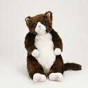 Cuddly(カドリー） ねこのぬいぐるみ　猫の「ブルース」　赤毛トラ　　