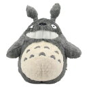 となりのトトロ 大トトロ 笑い LLサイズ 濃いグレーぬいぐ...
