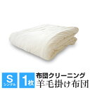布団クリーニング 羊毛掛け布団 シングル 1枚 掛け布団クリーニング 個別洗浄【ラッキーシール対応】