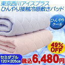 西川/敷きパッド【49%OFF!】あのアウトラストやアイス眠に匹敵の触るだけでひんやり 東京西川 アイスプラス ひんやり接触冷感敷きパッド セミダブル(120×205cm) 敷パッド/敷パット【あす楽対応】【RCP】
