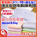 【送料無料】西川/夏の羽毛布団西川 6色展開!東京