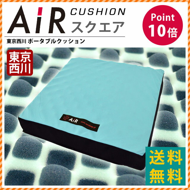 西川エアー クッション【送料無料】【ポイント10倍】東京西川 air エアー ポータブルクッション ...:futon:10030702