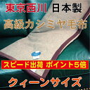 【東京西川産業】高級カシミヤ毛布(毛羽部分) クィーンサイズ(210×230cm) ブラウン 日本製 カシミア 無地 純毛毛布 送料無料 即納可 ギフトラッピング可 【あす楽対応】 ”カシミヤ祭り”「ポイント5倍」