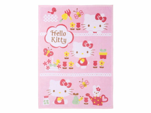 綿毛布（ジュニア）Hello Kitty【ハローキティ】≪送料無料！！≫